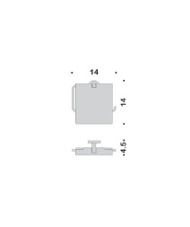 Держатель туалетной бумаги COLOMBO DESIGN NORDIC B5291 с крышкой