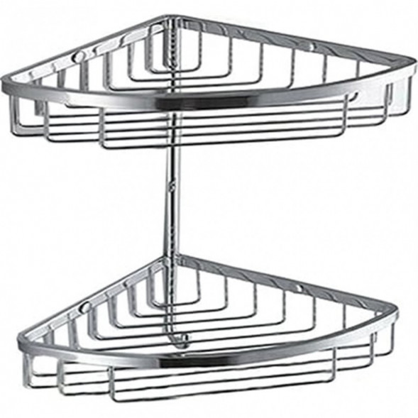 Полочка корзинка COLOMBO DESIGN ANGOLARI B9604 угловая одинарная с крючком