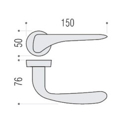 Дверная ручка Colombo MADI AM31RSB золото