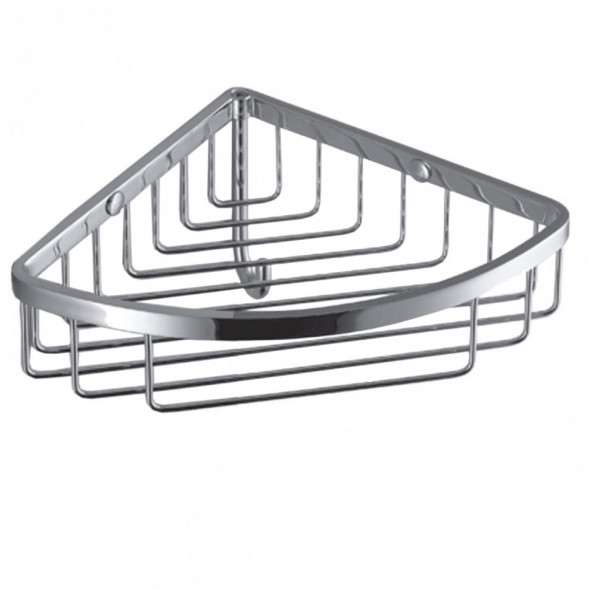 Полочка корзинка COLOMBO DESIGN ANGOLARI B9616 угловая одинарная с крючком