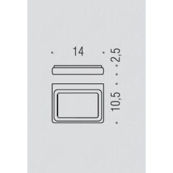 Мыльница COLOMBO DESIGN LULU B6201 настенная