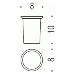 Запасной стакан Colombo Bart B2252