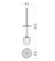 Запасная щётка для туалетного ёршика Colombo Bart B2258