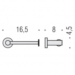 Держатель туалетной бумаги COLOMBO DESIGN PLUS W4908.VL без крышки