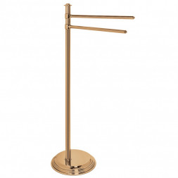 Стойка COLOMBO DESIGN HERMITAGE B3338.OA с полотенцедержателем двойным