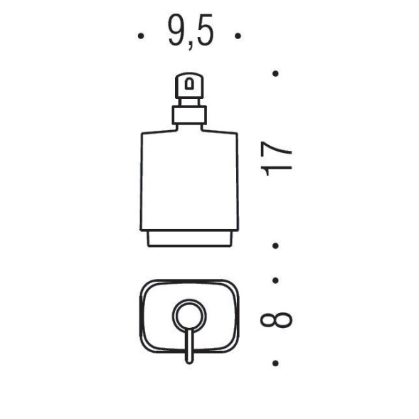Дозатор COLOMBO DESIGN TIME W4281 настольный