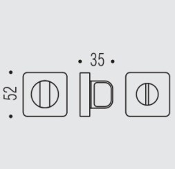 Фиксатор сантехнический Colombo Design Rosetta OneQ CC29 BZG черный
