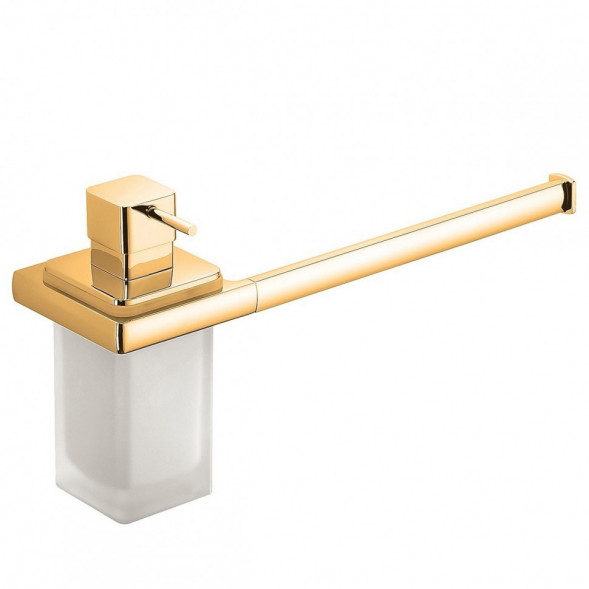 Полотенцедержатель с дозатором COLOMBO DESIGN LULU B6274.GOLD настенный