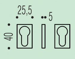 Накладка под цилиндр Colombo Design Rosetta ZE23/0 золото матовое