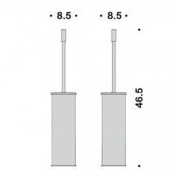 Ершик COLOMBO DESIGN PLUS W4961.BM напольный