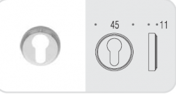 Накладка под цилиндр Colombo Rosetta CD1003 золото