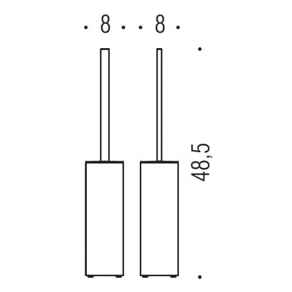 Ершик COLOMBO DESIGN LOOK B1626 напольный
