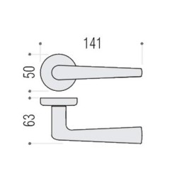 Дверная ручка Colombo ROBOTRE CD91RSB.OM золото матовое