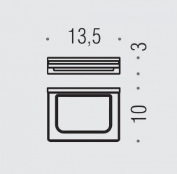 Мыльница COLOMBO DESIGN LOOK B1601.BM настенная