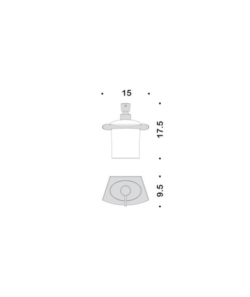 Дозатор COLOMBO DESIGN LAND B9318 настенный