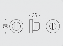 Фиксатор сантехнический Colombo Rosetta CD69 BZGG золото