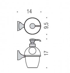 Дозатор COLOMBO DESIGN MELO B9306 настенный