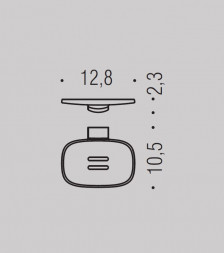 Мыльница COLOMBO DESIGN TRENTA B3001 настенная