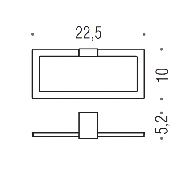 Полотенцедержатель COLOMBO DESIGN MINI Q B5031.NM кольцо цвет черный матовый