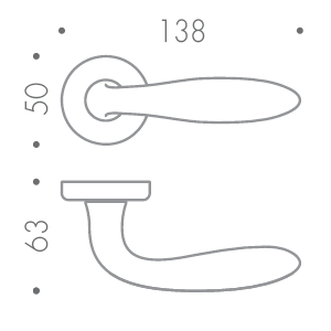Дверная ручка Colombo MACH CD81RSB золото