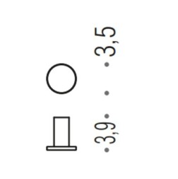 Крючок COLOMBO DESIGN MINI CD107.GM одинарный цвет графит матовый