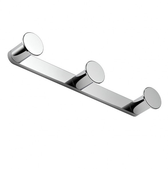 Крючок COLOMBO DESIGN MINI CD117 тройной цвет хром